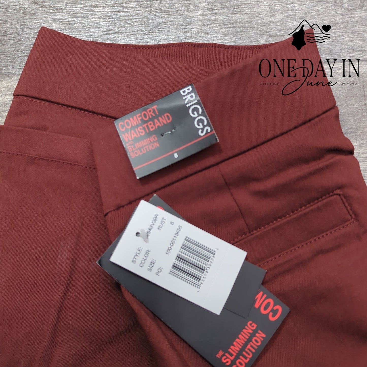 Briggs New York Comfort Waist Slimming Solutions Pants Size 8
