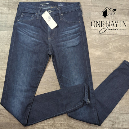 AG Adriano Goldschmied Farrah High Rise Skinny Jeans Dark Wash NWT Size 0 (25)