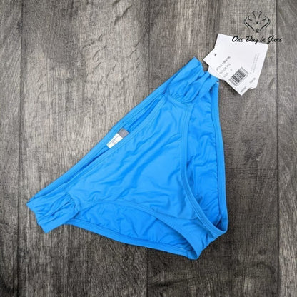 La Blanca Island Goddess Shirred Hipster Bikini Bottom Size 8