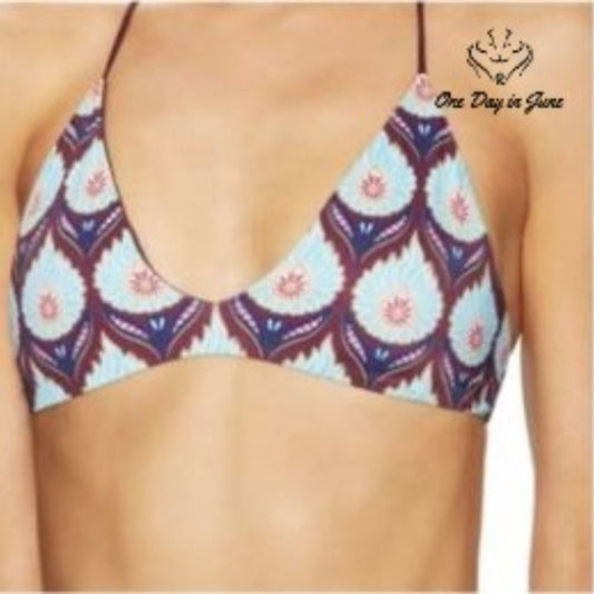Tavik Day Dreamer Monaco Merlot Bikini Top Size XS
