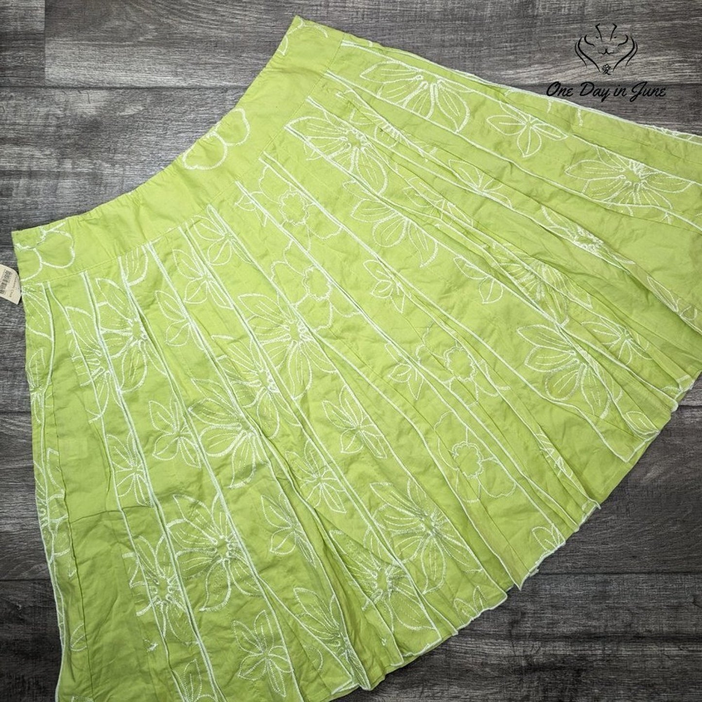 Coldwater Creek A Line Pleated Skirt Size XL