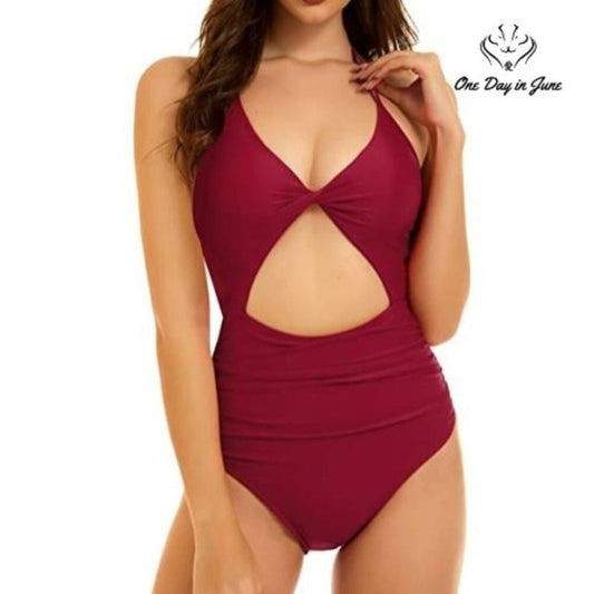 Peddney Cutout Monokini One Piece Swimsuit Size XXL