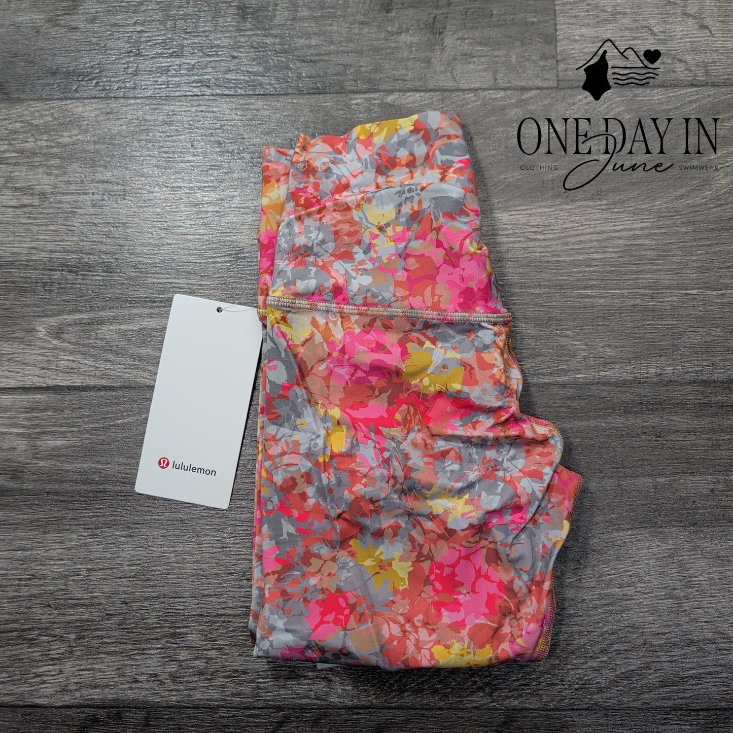 Lululemon Align HR Pant 28" Leggings Inflorescence Multi Floral NWT $98 Size 4