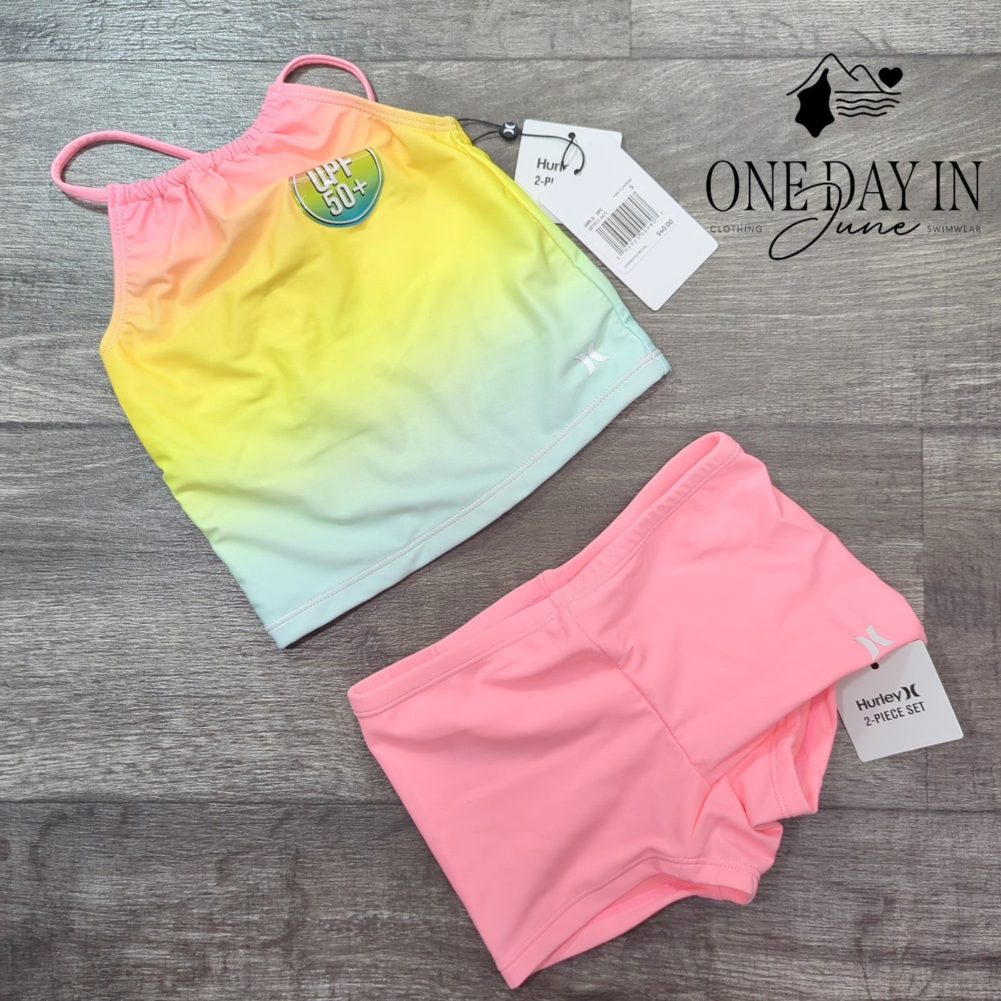 Hurley Boyshort Tankini Swimsuit Size 5