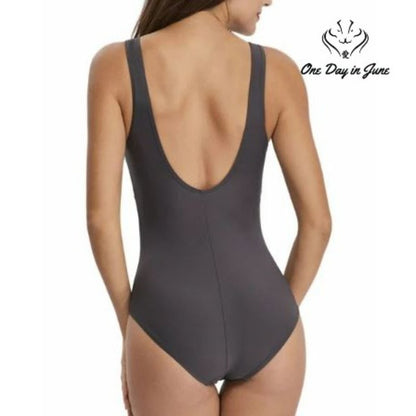 Aleumdr Color Block One Piece Swimsuit Size XXL