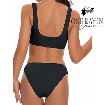 Beautikini Crop Bikini Swimsuit Size S