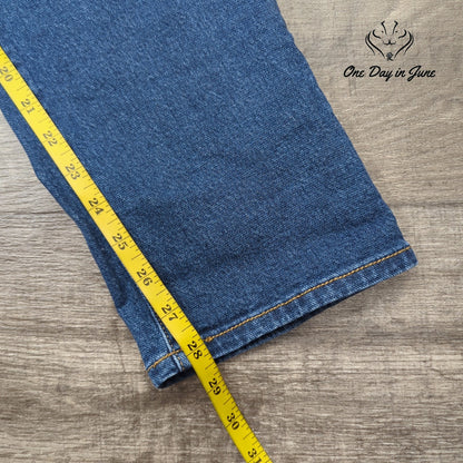 Gloria Vanderbilt Mid Rise Cuffed Boyfriend Jeans Size 8