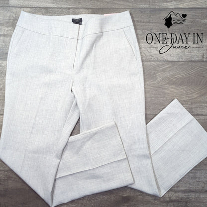 Ann Taylor Petite Signature Straight Trouser Pants Size 12P