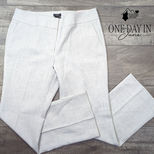 Ann Taylor Petite Signature Straight Trouser Pants Size 12P