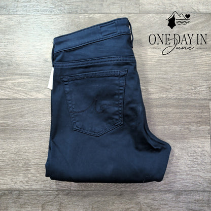 AG Adriano Goldschmied The Legging Ankle Super Skinny Jeans Navy NWT $215 Size 4