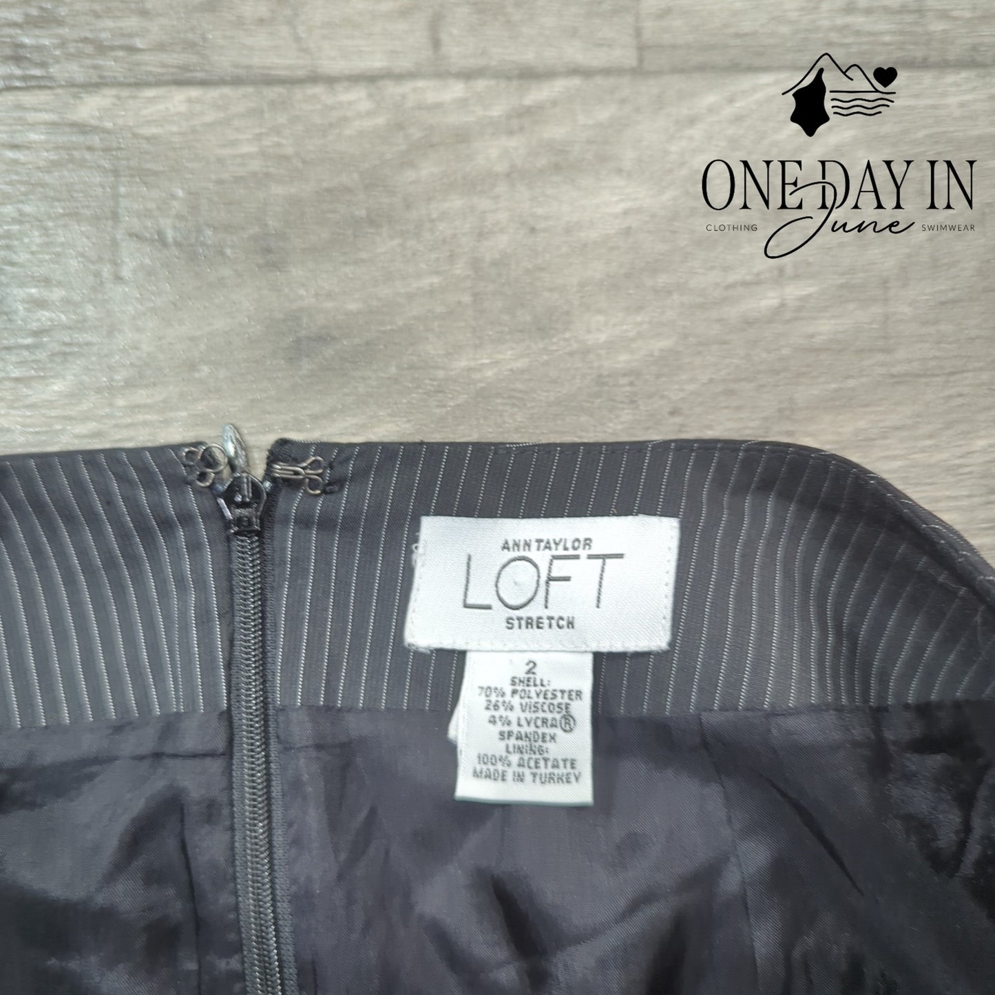 Loft Pin Stripe Skirt Size 2