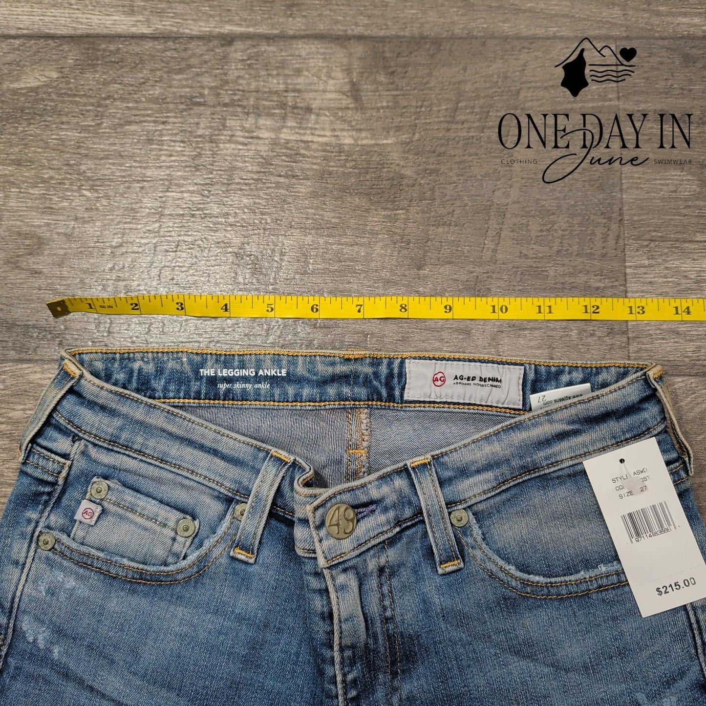 AG Adriano Goldschmied The Legging Ankle Super Skinny Jeans NWT $215 Size 4 (27)