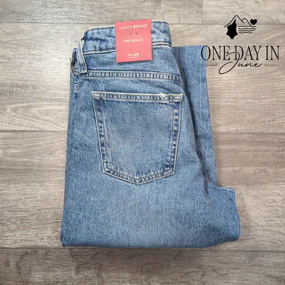 Lucky Brand The Baggy Bow Down Wash Jeans Size 0 (25)