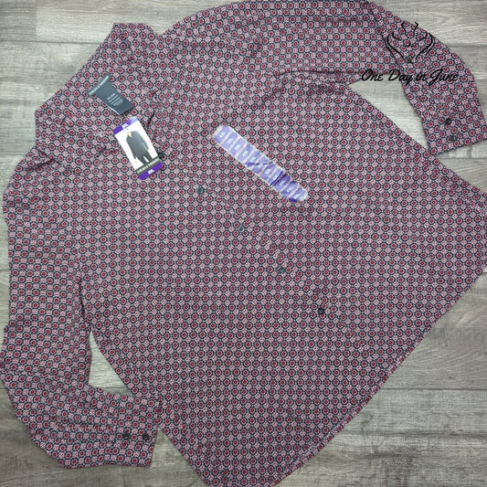 Chelsea & Theodore Button Front Long Sleeve Top Size XXL