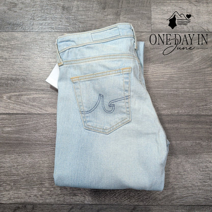 AG Adriano Goldschmied Straight Leg Distressed Jeans Size 4 (27)