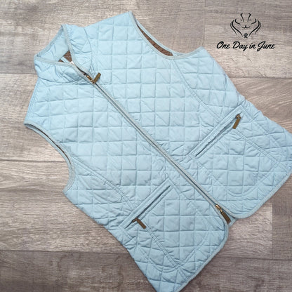 Van Heusen Quilted Zip Front Vest Size XS