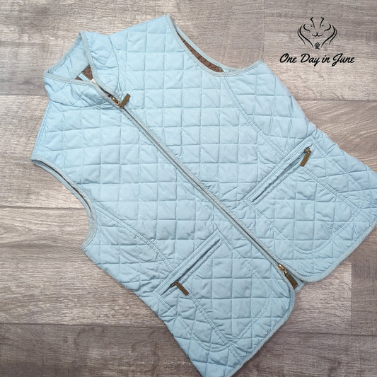 Van Heusen Quilted Zip Front Vest Size XS