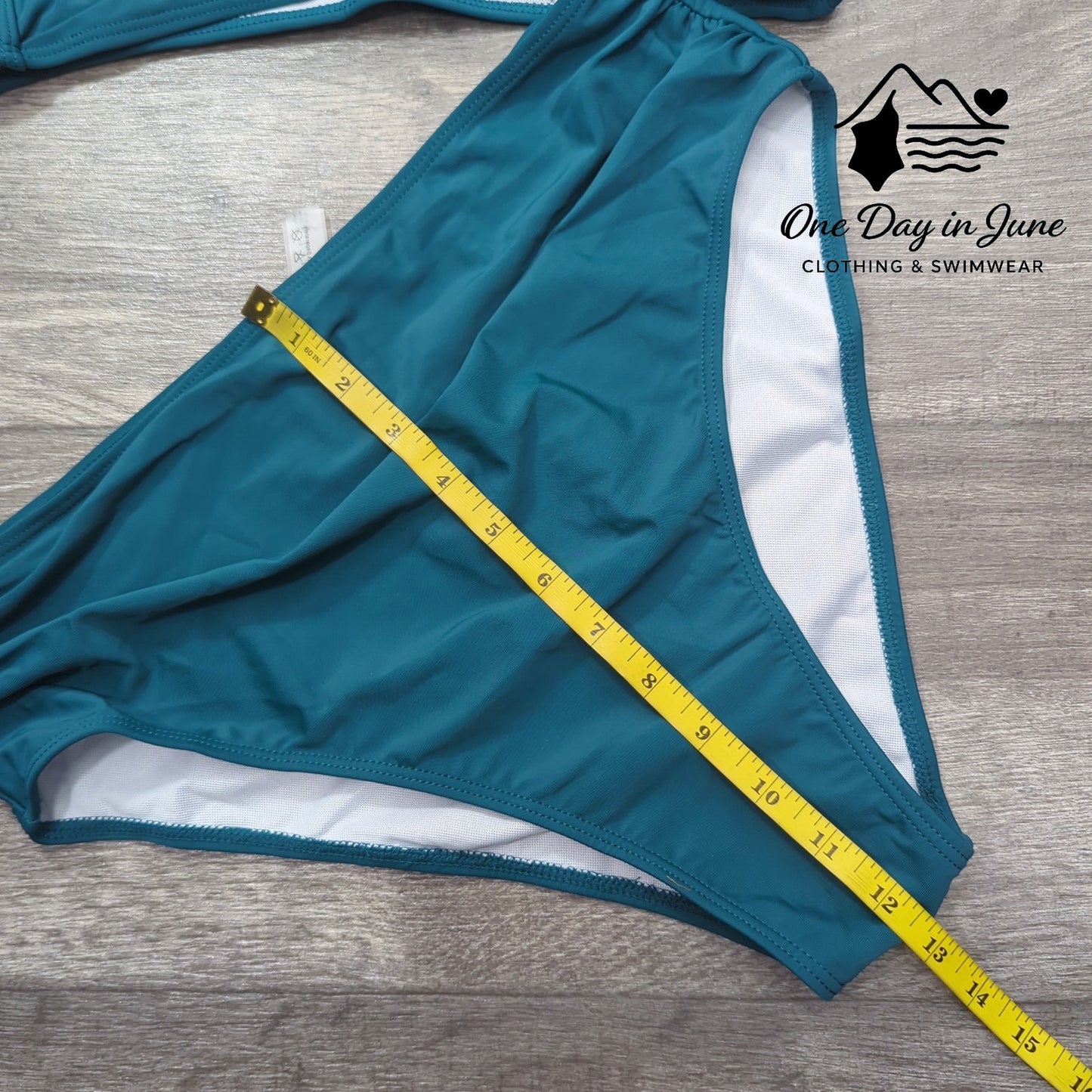Zaful Crop High Waist Bikini Swimsuit Size M (8-20)