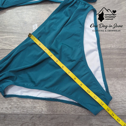 Zaful Crop High Waist Bikini Swimsuit Size M (8-20)