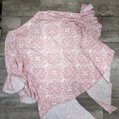 Sweatyrocks Ruffle Bell Sleeve V Neck Top Size L