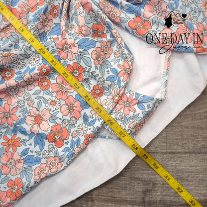 Eomenie Floral Skirted One Piece Swimsuit Size M