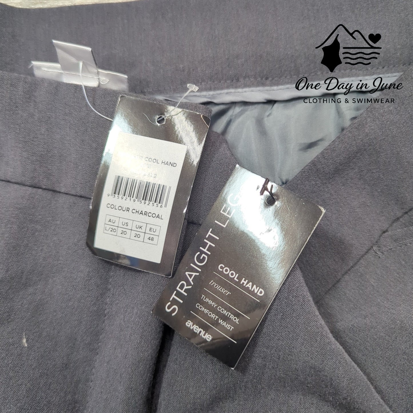 Avenue Cool Hand Straight Leg Tummy Control Trouser Pants Size 20