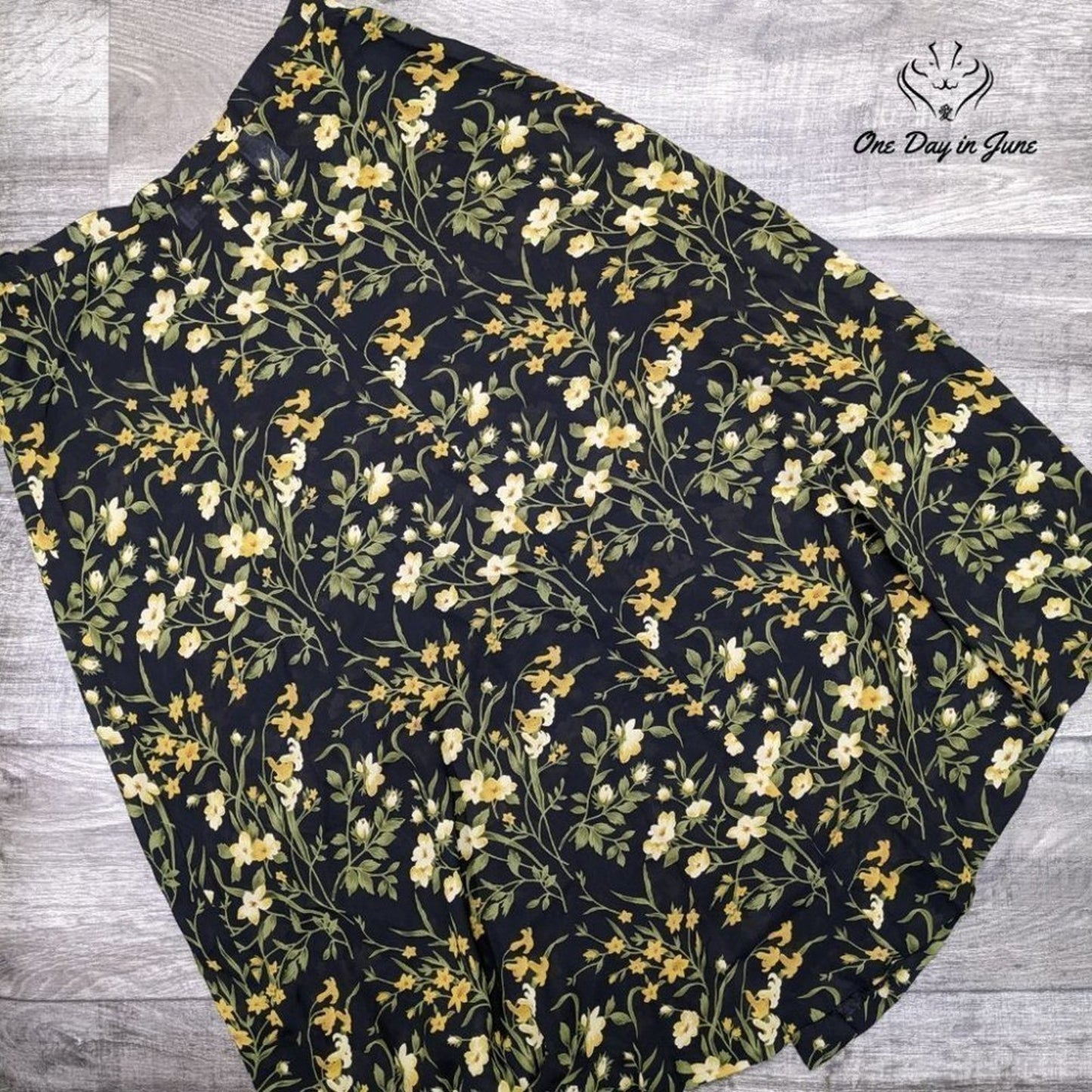 Jones New York Floral Maxi Skirt Size 14