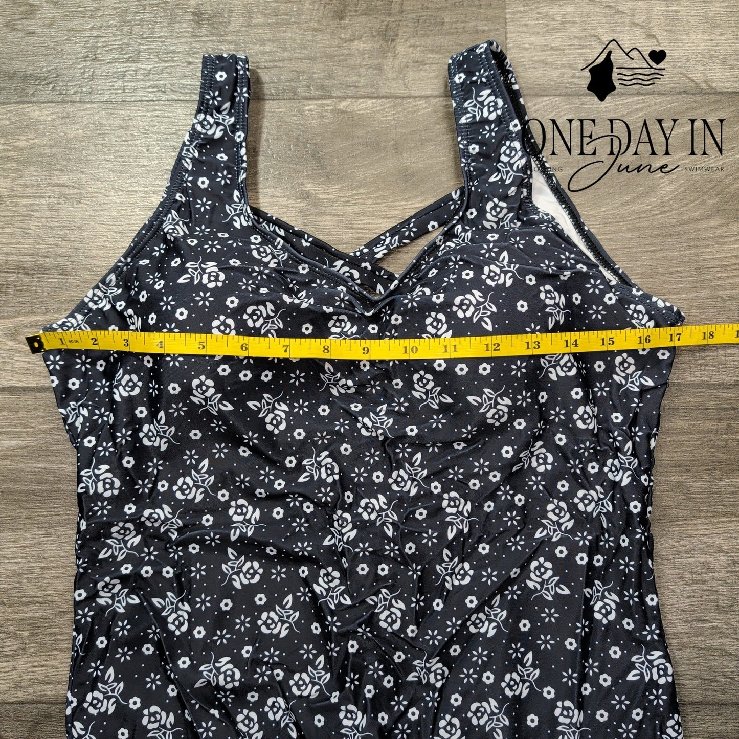 Aleumdr Floral One Piece Swimsuit Size XL