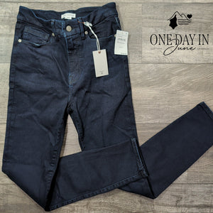 Good American Good Legs Skinny Jeans Dark Blue 29 Inseam NWT Size 6