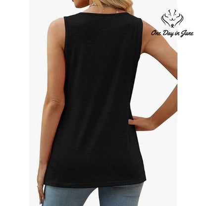 Xieerduo Square Neck Summer Tank Top Size S