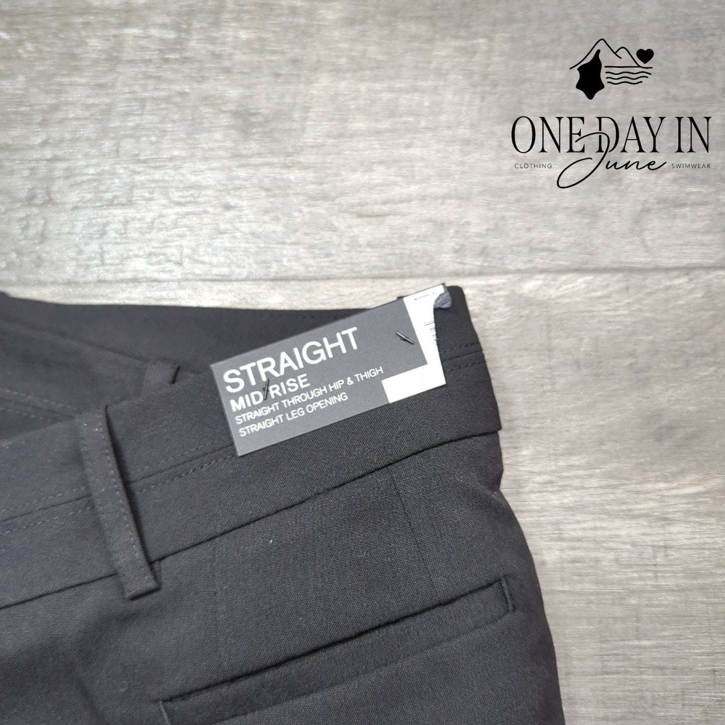 Apt. 9 Petite Mid Rise Straight Leg Pants Size 8P