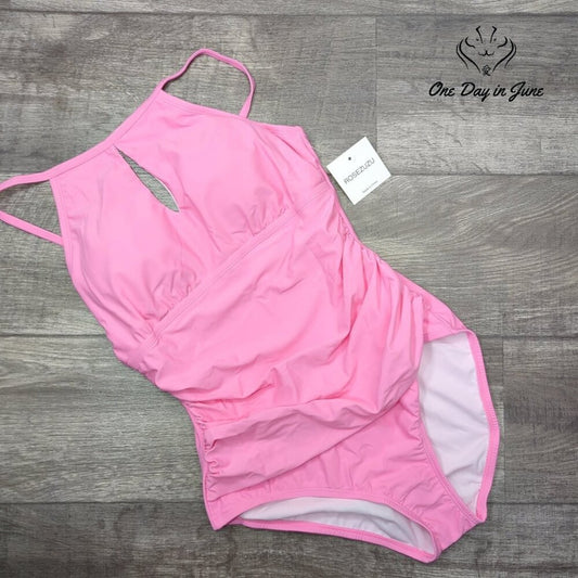 Rosezuzu Keyhole Tummy Control One Piece Swimsuit Size XL