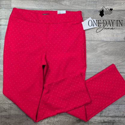 Kim Rogers Red Diamond Millenial Pants Size 14