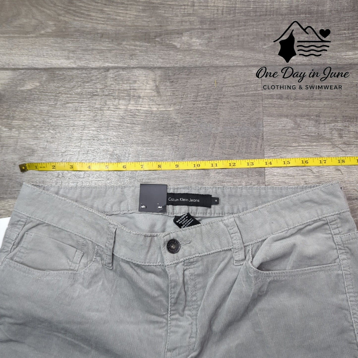 Calvin Klein Boot Cut Corduroy Pants Size 14