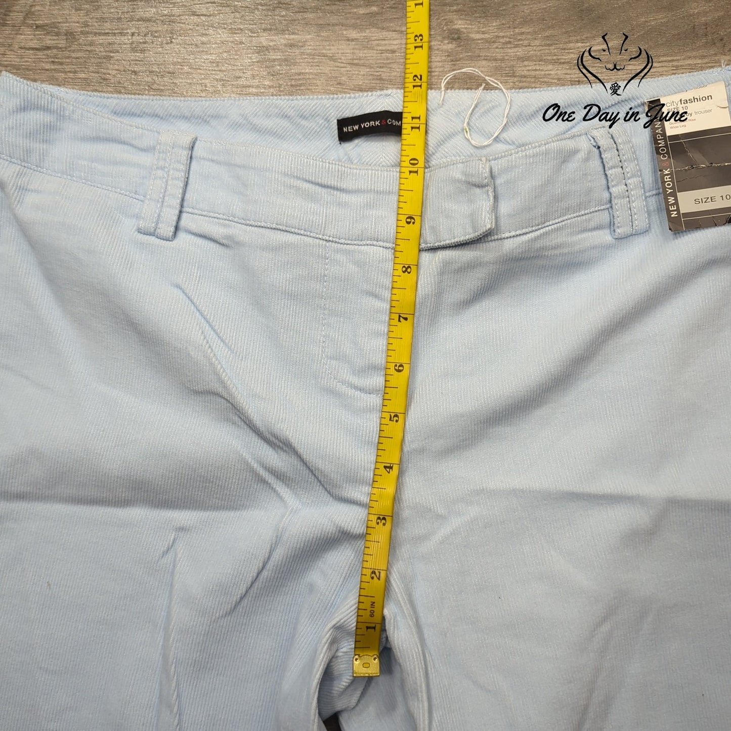 New York & Company City Fashion Corduroy Trouser Pants Size 10