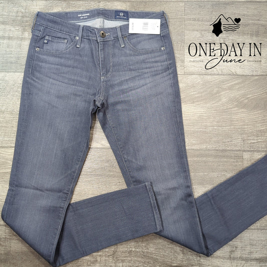 AG Adriano Goldschmied The Legging Super Skinny Jeans Blue Gray NWT $215 Size 27