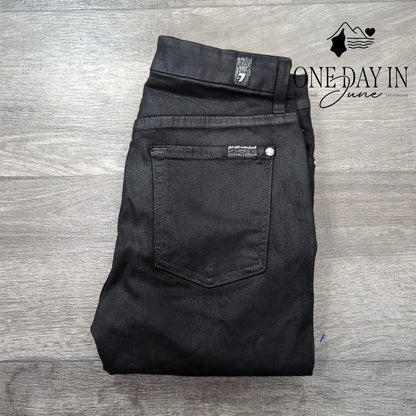 7 For All Mankind Distressed Skinny Jeans Size 4 (27)