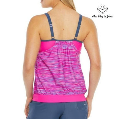 Free Country Tankini Top Size S