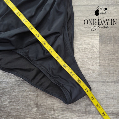 Blooming Jelly Cut Out One Piece Swimsuit Size L