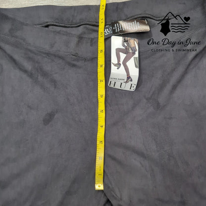 Hue Ultra Faux Suede Leggings Size L