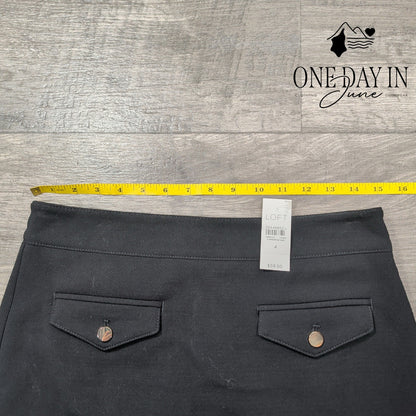 Loft 2 Pocket Mini Skirt Size 4