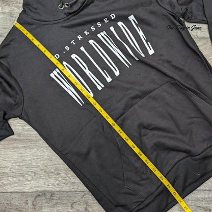 Amzbrly Distressed Worldwide Jogger Set Size M