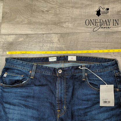 AG Adriano Goldschmied B-Type III Easy Fit Dark Wash Straight NWT Size 42X27