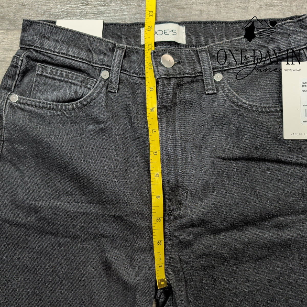 Joe's Jeans The Stacey High Rise Ankle Bootcut Jeans Black NWT Size 2 (26)