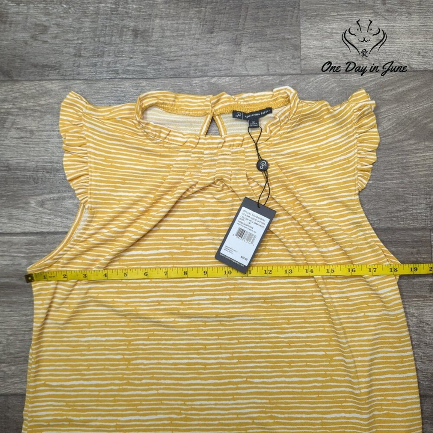 Adrianna Papell Sleeveless Top Size M