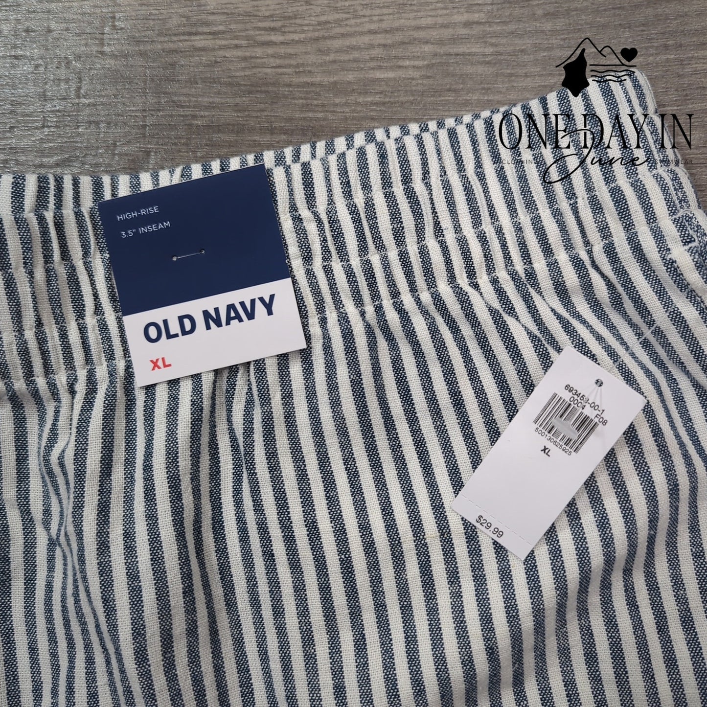 Old Navy Linen Pull On Casual 3.5" Shorts Size XL