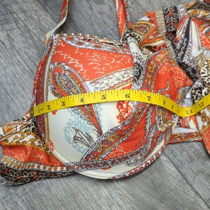 Sea Grove Plus Size High Waist Bandage Bikini Swimsuit Size 5XL