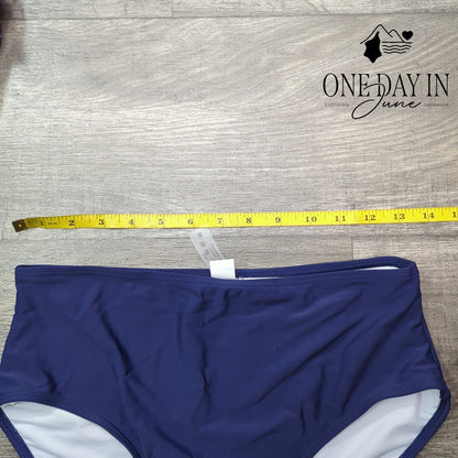 Yonique High Neck Tankini Swimsuit Size M