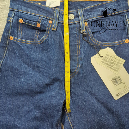 Levi's Button Fly 501 Skinny Jeans Size 24X28 (0)