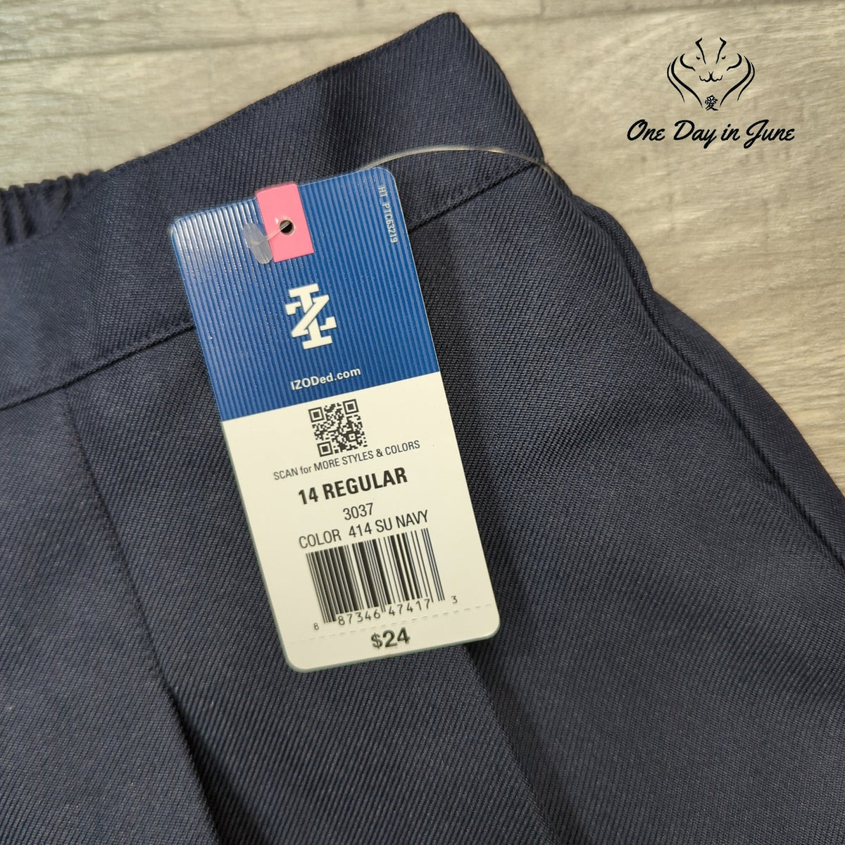 Izod Approved Schoolwear Girls Pleated Skort Navy Regular NWT Size 14 Regular